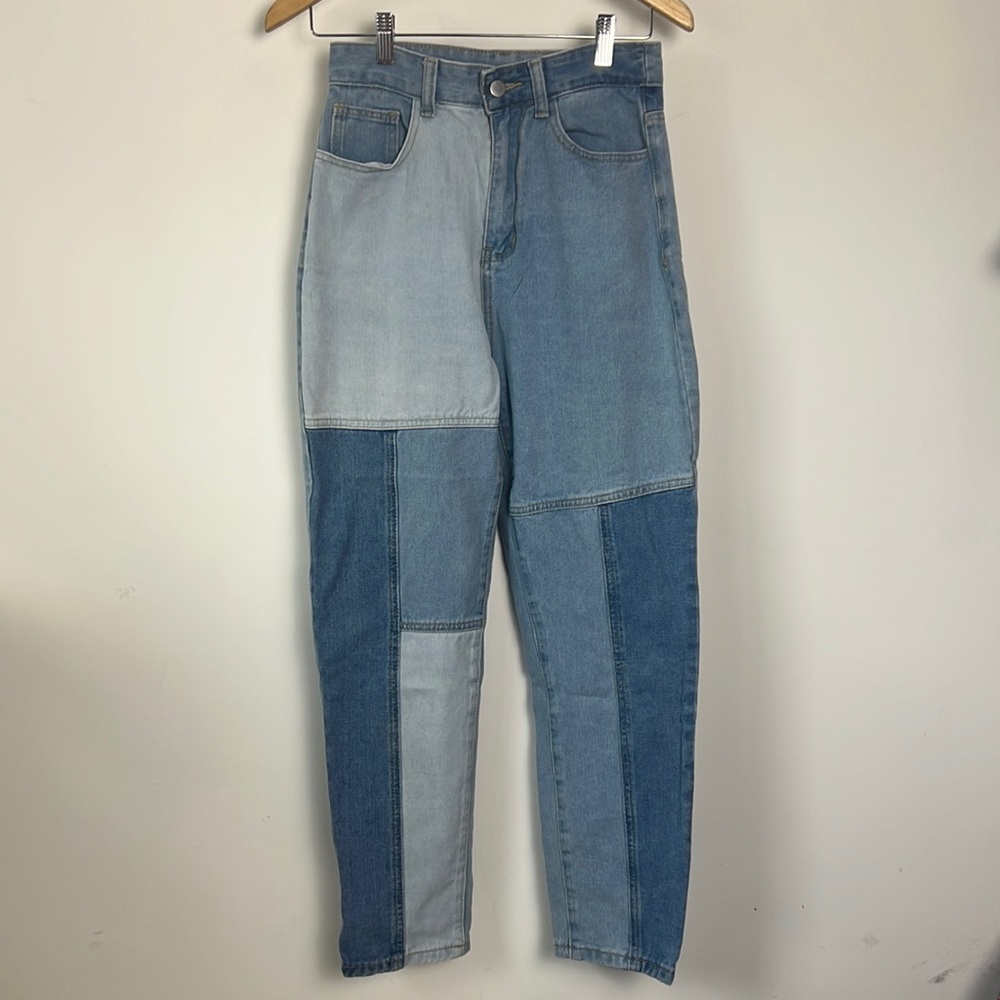 Shein patchwork jeans size small